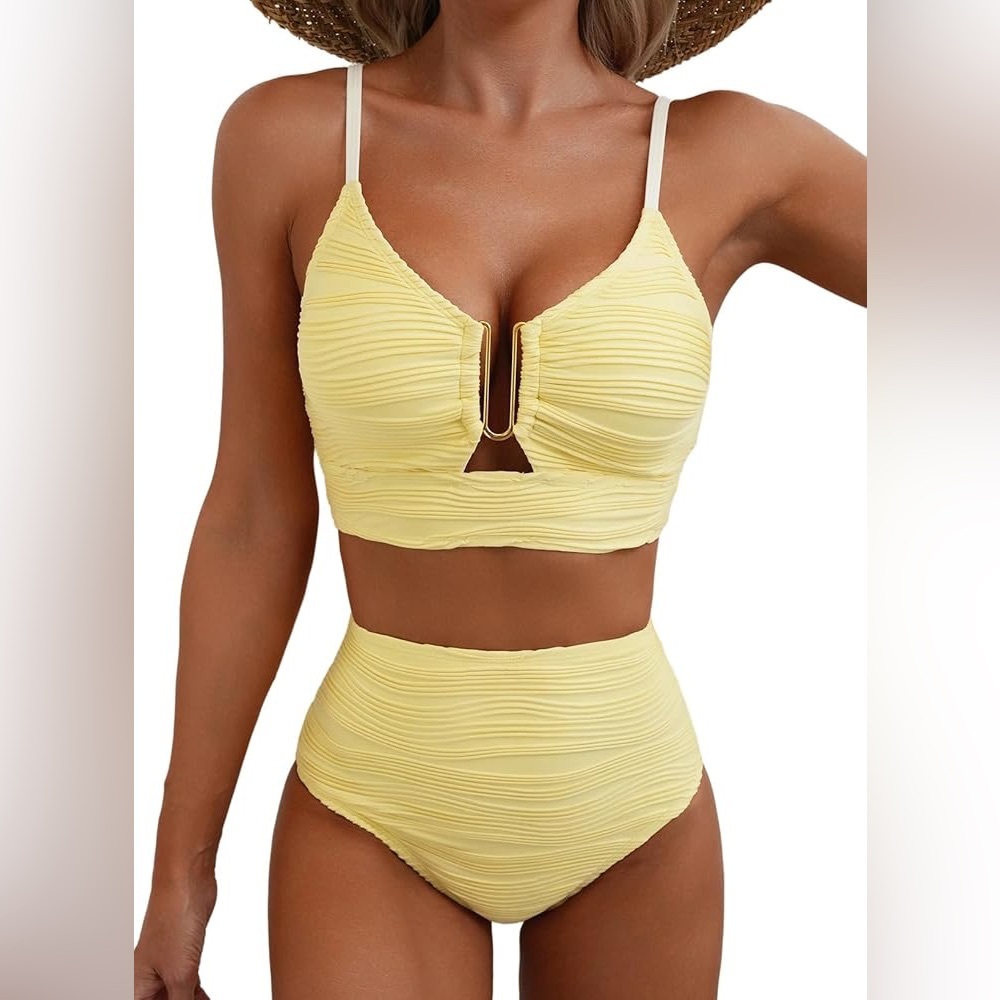 Women's Textured Bikini Set
